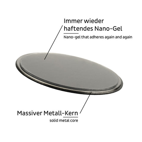 Silwy Metal Pad Superstrong nero, 1 pezzo