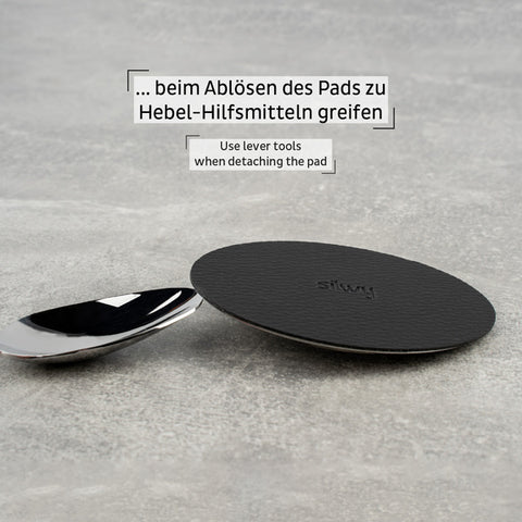 Silwy Metal Pad Superstrong nero, 1 pezzo