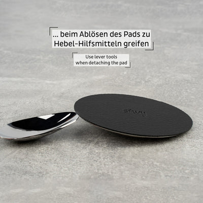 Silwy Metall-Pad Superstrong schwarz, 1Stück