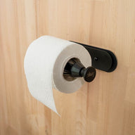 Toilettenpapierhalter, magnetisch, schwarz