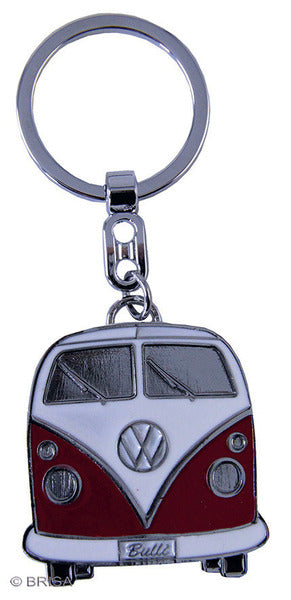 VW Collection Schlüsselanhänger, rot Bulli-Front-Design