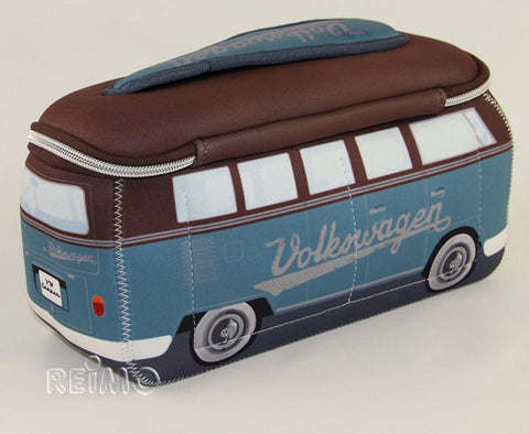 Sacoche universelle VW Collection pétrole/marron - néoprène