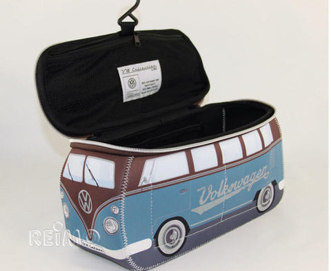 Sacoche universelle VW Collection pétrole/marron - néoprène