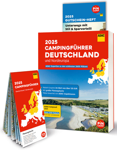 ADAC Camping-/Stellplatzführer 2025 - Deutschland &amp; Nordeuropa