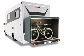 Bikey Planenbox III – Extension d'espace de rangement pour systèmes de porte-vélos arrière, 200 x 80 x 135 cm
