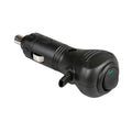 Zigarettenanzünder-Stecker 12/24 V mit Schalter und seitlichem Kabeleingang