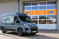 Fiat Ducato 250 à partir de 2006 – Kit de garnitures de porte arrière en 2 parties, anthracite, 1125 × 785 × 120 mm