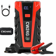 SuperV Jump Starter Power Bank 1500A 12V (jusqu'à 7,0L d'essence ou 5,5L de diesel) Démarreur de batterie de voiture Booster de batterie de voiture Power Bank pour véhicules 12V SUV Moto
