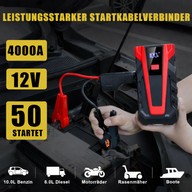 SuperV Jump Starter Power Bank 1500A 12V (jusqu'à 7,0L d'essence ou 5,5L de diesel) Démarreur de batterie de voiture Booster de batterie de voiture Power Bank pour véhicules 12V SUV Moto