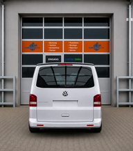 Ladekantenschutz, Edelstahl schwarz, VW T5, Caravelle, Multivan