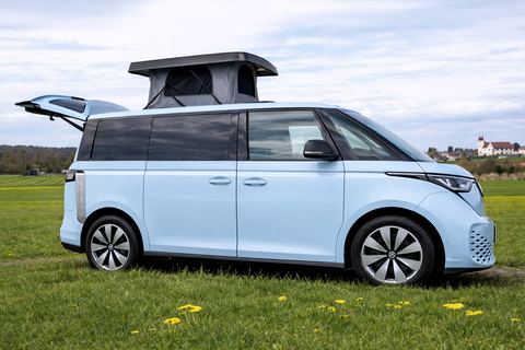 Tetto sollevabile universale per mini camper (es. Kangoo, Berlingo) Standard Bianco - meccanismo 90°