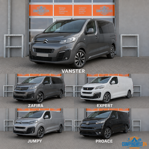 Thermomatte, für VANSTER, Zafira, Expert, Jumpy, Proace,  8-teilig