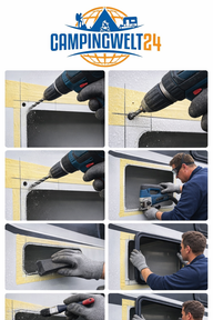 Montage von Einbaufenster