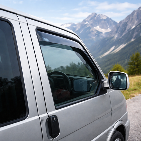 Deflettore antivento per portiera conducente/passeggero per VW T4 dal 1990