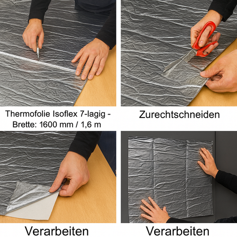 Feuille thermoplastique Isoflex 7 couches - Largeur : 1600 mm