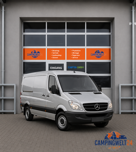 Protezione paraurti Carbest in acciaio inox spazzolato nero - Mercedes Sprinter / VW Crafter
