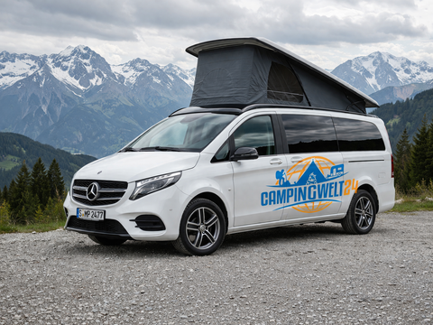 Coprimaterasso pieghevole per Mercedes Marco Polo normale (con linea di mobili)