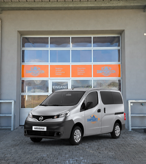 Thermomatten, Nissan NV200, 12-teilig, 7-lagiges Isoflex