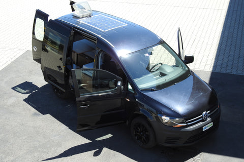 VW Caddy 4 Heckflügeltüren / geteilte Heckklappe - Thermomatte / Isolationsmatte / Innenisolierung - Set 2-teilig für VW Caddy 4 kurzer und langer Radstand 2006-2020