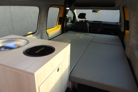 VW Caddy 4 - Thermomatte / Isolationsmatte / Innenisolierung - Set 8-teilig für VW Caddy 4 langer Radstand 2006-2020 mit Heckklappe
