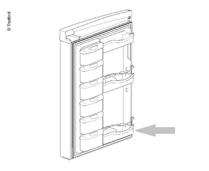 Türfach Kühlschrank N3115