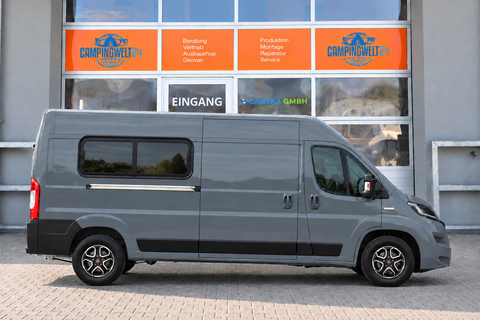 Fenêtre coulissante premium avec double vitrage véritable – cadre en aluminium noir – différentes tailles