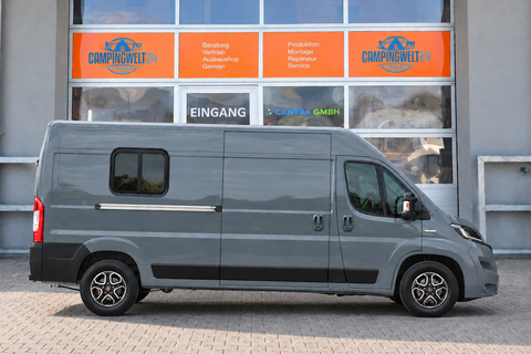 Fenêtre coulissante premium avec double vitrage véritable – cadre en aluminium noir – différentes tailles