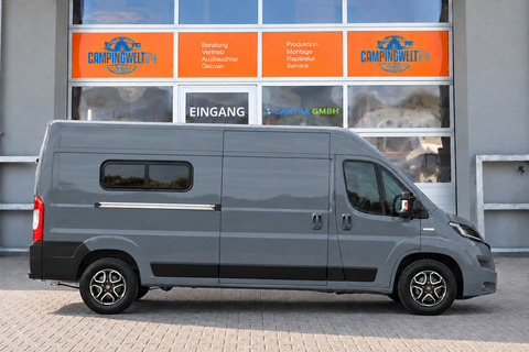 Fenêtre coulissante premium avec double vitrage véritable – cadre en aluminium noir – différentes tailles