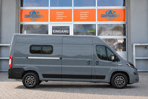 Fenêtre coulissante premium avec double vitrage véritable – cadre en aluminium noir – différentes tailles