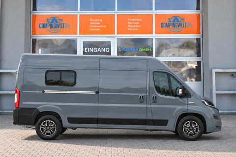 Fenêtre coulissante premium avec double vitrage véritable – cadre en aluminium noir – différentes tailles