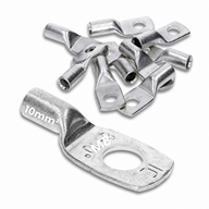 Rohrkabelschuhe 10 mm² / M8 – verzinnt, 10er-Pack