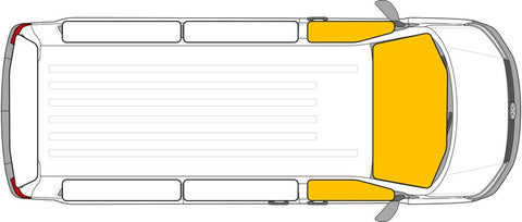 Thermomatte Isoflex Renault Master / Opel Movan 2005-2010 - Fahrerhaus- 3-teilig