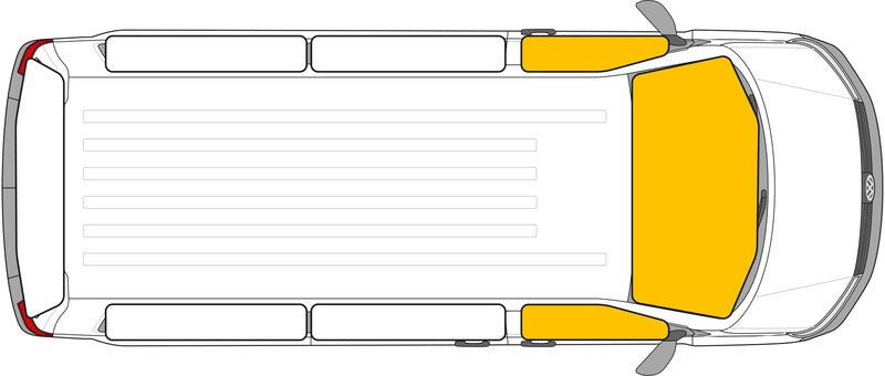 Thermomatte Isoflex Renault Master / Opel Movan 2005-2010 - Fahrerhaus- 3-teilig