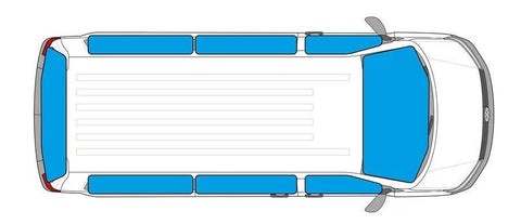 VW Caddy 4 - Thermomatte / Isolationsmatte / Innenisolierung - Set 8-teilig für VW Caddy 4 kurzer Radstand 2006-2020