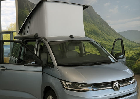 VW T7 California / Beach für Klappdach / Schlafdach / Aufstelldach -Thermomatten / Thermoisolation kurzer Radstand