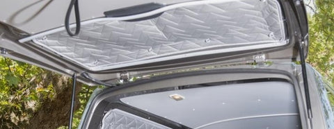 VW T5/ T6 /T6.1 Heckklappe ohne Verkleidung - Thermomatte / Isolationsmatte / Innenisolierung - 1-teilig - alle Modelle ab Bj. 2003
