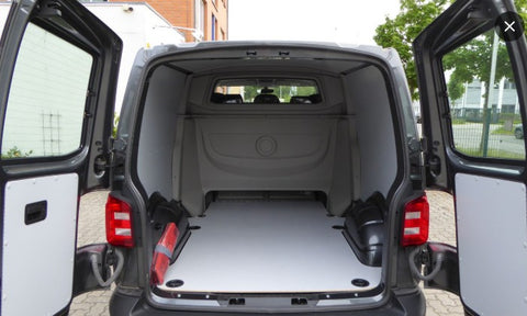 VW T5/ T6 /T6.1 mit Flügeltüren - Thermomatte / Isolationsmatte / Innenisolierung - 2-teilig - alle Modelle ab Bj. 2003