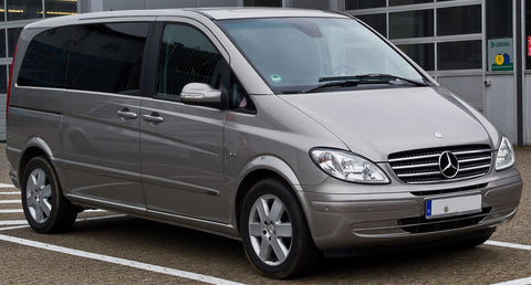 Mercedes Vito/ Vito Tourer/V-Klasse - Abdeckung / Verdunklung / Sonnenschutz / Thermomatte / Isolationsmatte / Innenisolierung - Set 8-teilig mittlerer Radstand 2004-2014