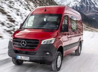 Tapis de sol Isoflex pour cabine de conduite Mercedes Sprinter, 3 pièces 