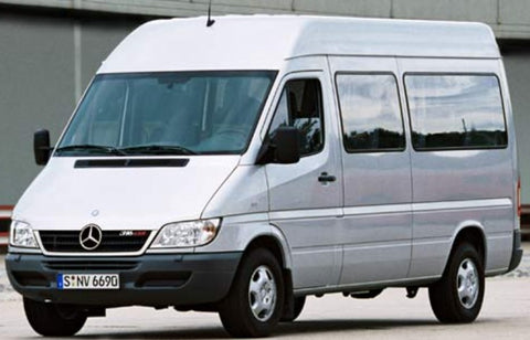 Mercdes Benz Sprinter 1995 - 2006 - Fahrerhaus - Thermomatte / Isolationsmatte / Innenisolierung / Sonnenschutz / Abdeckung - Set 3-teilig für alle Radstände oder Höhen