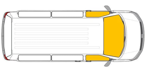 VW T5/T6/T6.1 California/ Multivan Hindermann Travel für das Fahrerhaus Innenisoliermatten / Thermoabdeckung / Verdunklung / Sonnenschutz / Blickschutz, 3-teilig - alle Radstände