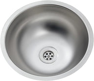 Spülbecken, Edelstahl, Durchmesser 34cm