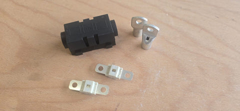 Portafusibile 80A/12V con 2 fusibili e capicorda