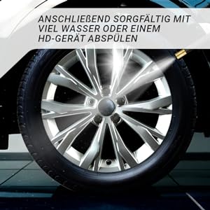 Felgenreiniger Wohnmobile | Professioneller Felgenreiniger für Leichtmetall & Stahlfelgen sowie Radkappen | pH-neutral und säurefrei | 1L Sprühflasche