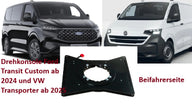 Drehkonsole für Ford Transit Custom V710 & New VW Transporter - Beifahrerseite