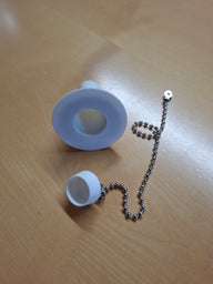 Set di scarico d'acqua dritto – raccordo per tubo da 3/4 di pollice, per fori di scarico Ø 25–37 mm