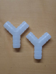 Raccord en Y 19 mm – Blanc – 2 pièces