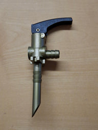 Vanne de vidange en plastique, pour tuyaux d'arrosage de 10 à 12 mm, marron