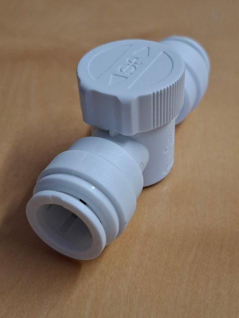 Robinet d’arrêt 15 mm – système à emboîtement pour conduites d’eau