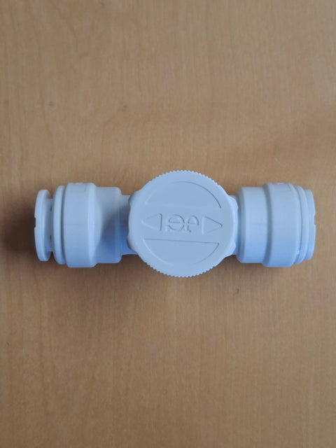 Robinet d’arrêt 15 mm – système à emboîtement pour conduites d’eau